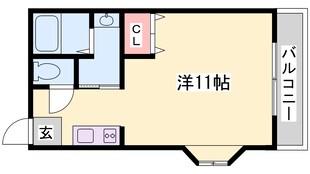 ハイネス花北の物件間取画像